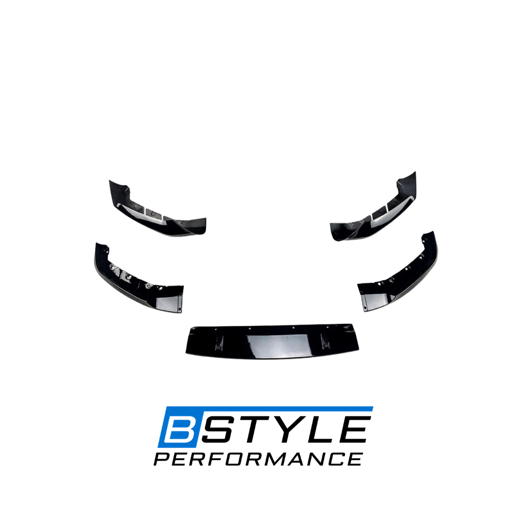 BMW 5 Series G30 G31 G38 M-Sport Carbon Fiber Look Front Bumper Lip Splitter