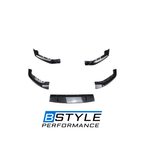 BMW 5 Series G30 G31 G38 M-Sport Carbon Fiber Look Front Bumper Lip Splitter