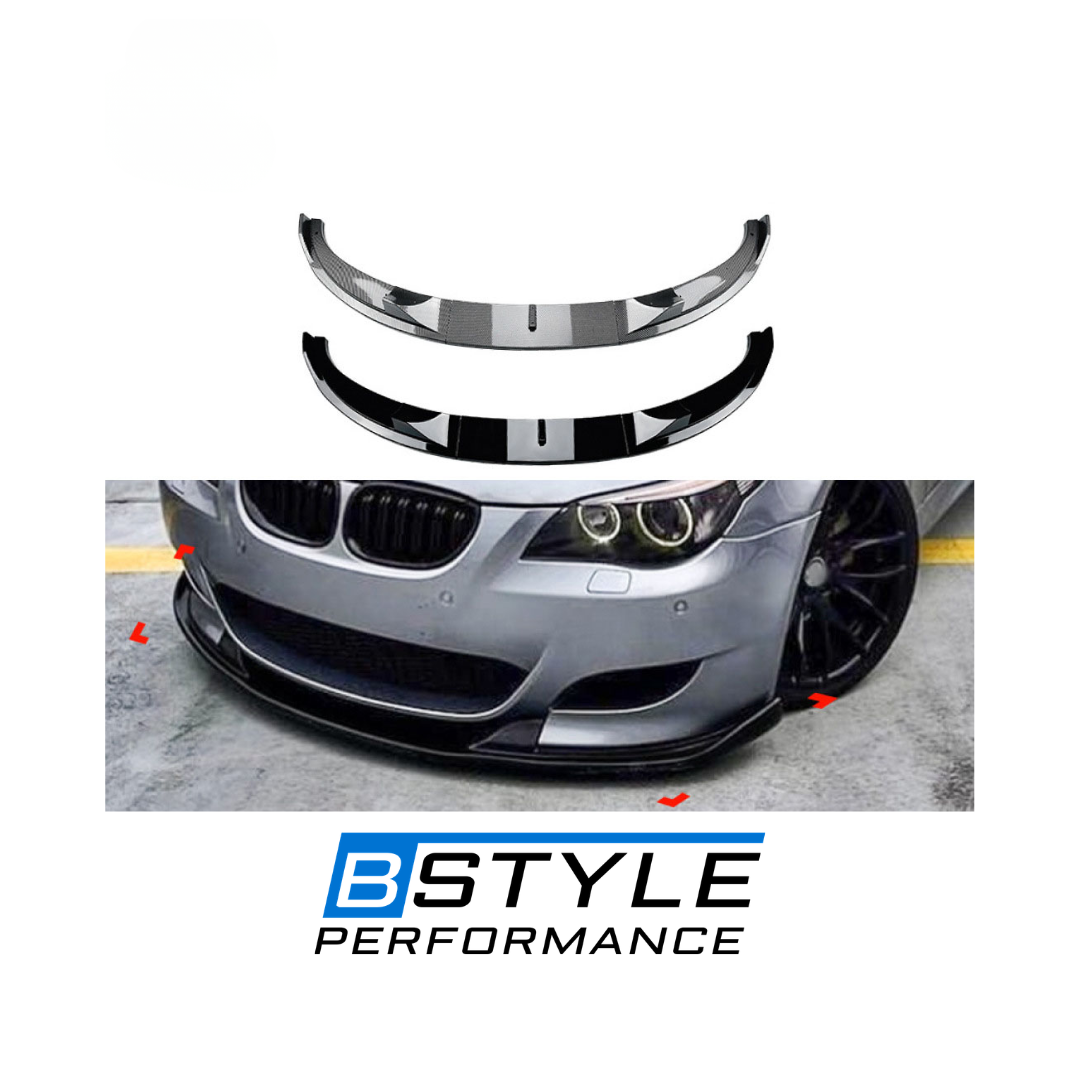 BMW 5 Series E60 & E61 M Sport Style Front Bumper Lip Splitter Conversion Kit
