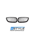 BMW 3 Series E92 E93 Real Carbon Fiber Front Bumper Kidney Grille Set