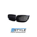 BMW 3 Series E92 E93 Front Bumper Kidney Grille - Gloss Black ABS