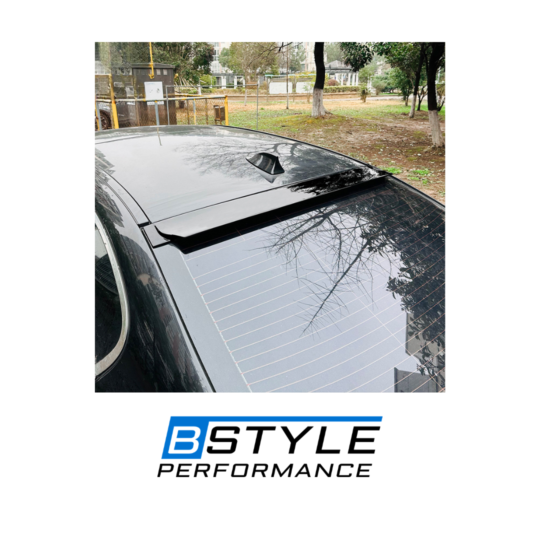 BMW 5 Series F10 High Gloss Black ABS Rear Roof Spoiler (Carbon Fiber Look)