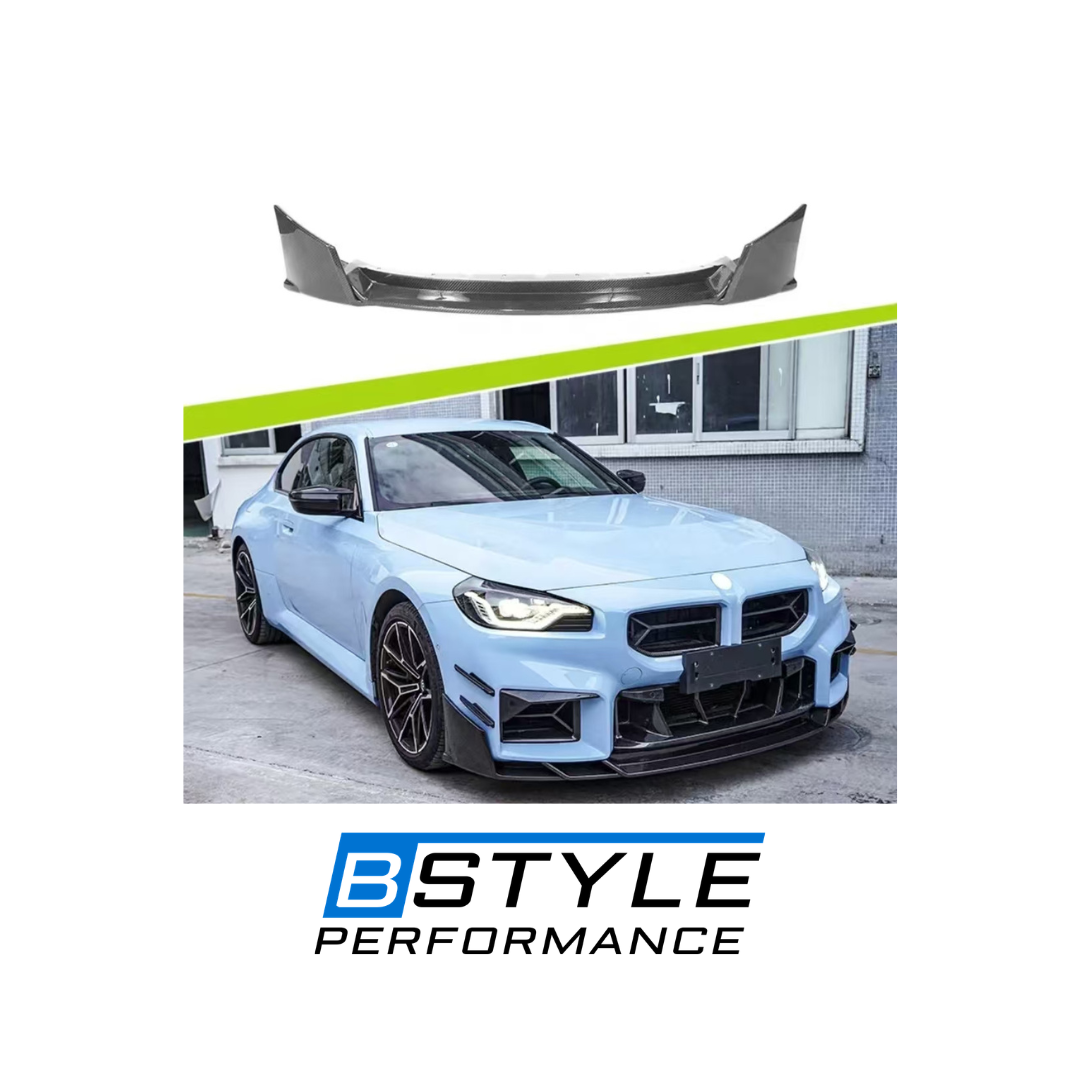 BMW G87 M2 SK Style Three-Piece Dry Carbon Fiber Front Lip
