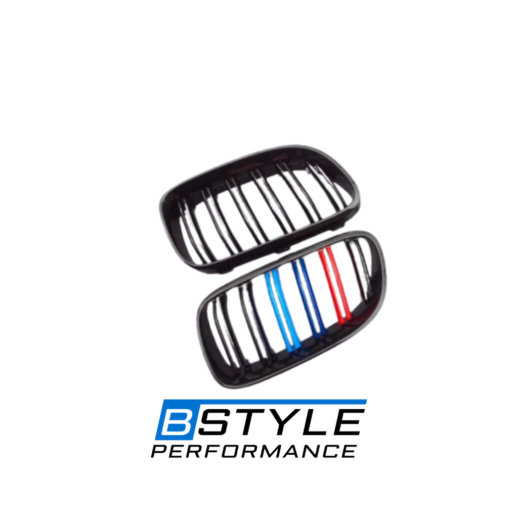 BMW 3 Series E92 E93 Front Bumper Kidney Grille - Gloss Black ABS