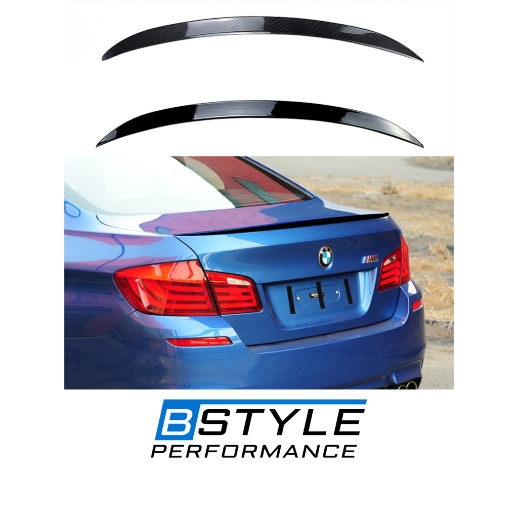 BMW 5 Series F10 M5 Style Carbon Fiber Look Rear Spoiler