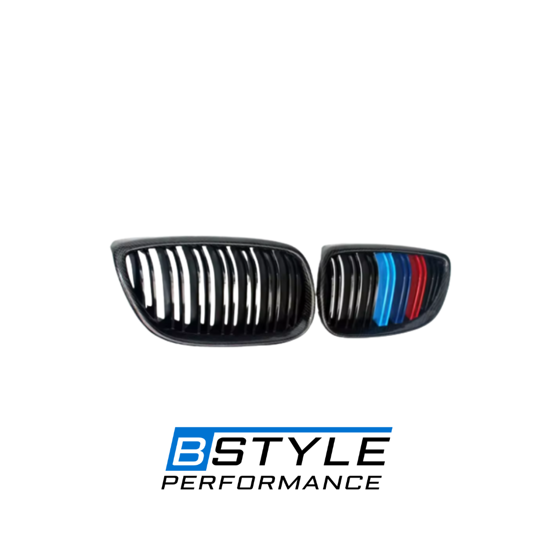 BMW 3 Series E92 E93 Carbon Fiber Front Grille with M-Color Slats