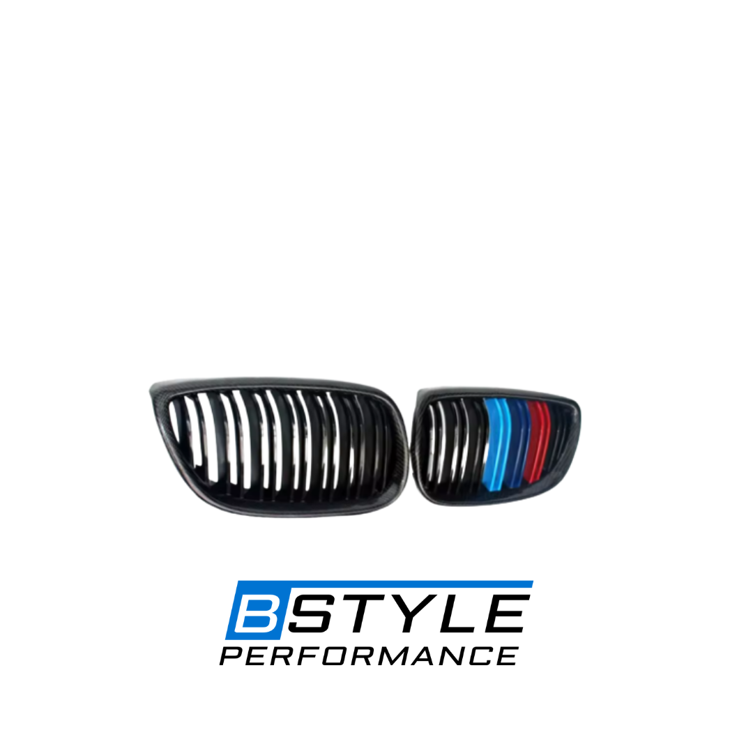 BMW 3 Series E92 E93 Carbon Fiber Front Grille with M-Color Slats