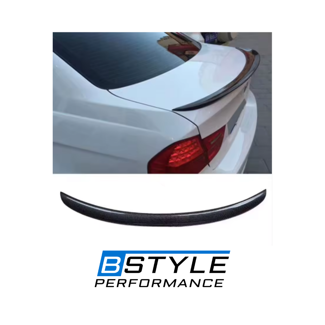 BMW 3 Series E90 PSM-Style Real Carbon Fiber Rear Trunk Spoiler (2005-2011)