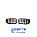 BMW 3 Series E90 Gloss Black Double Slat Front Bumper Kidney Grille