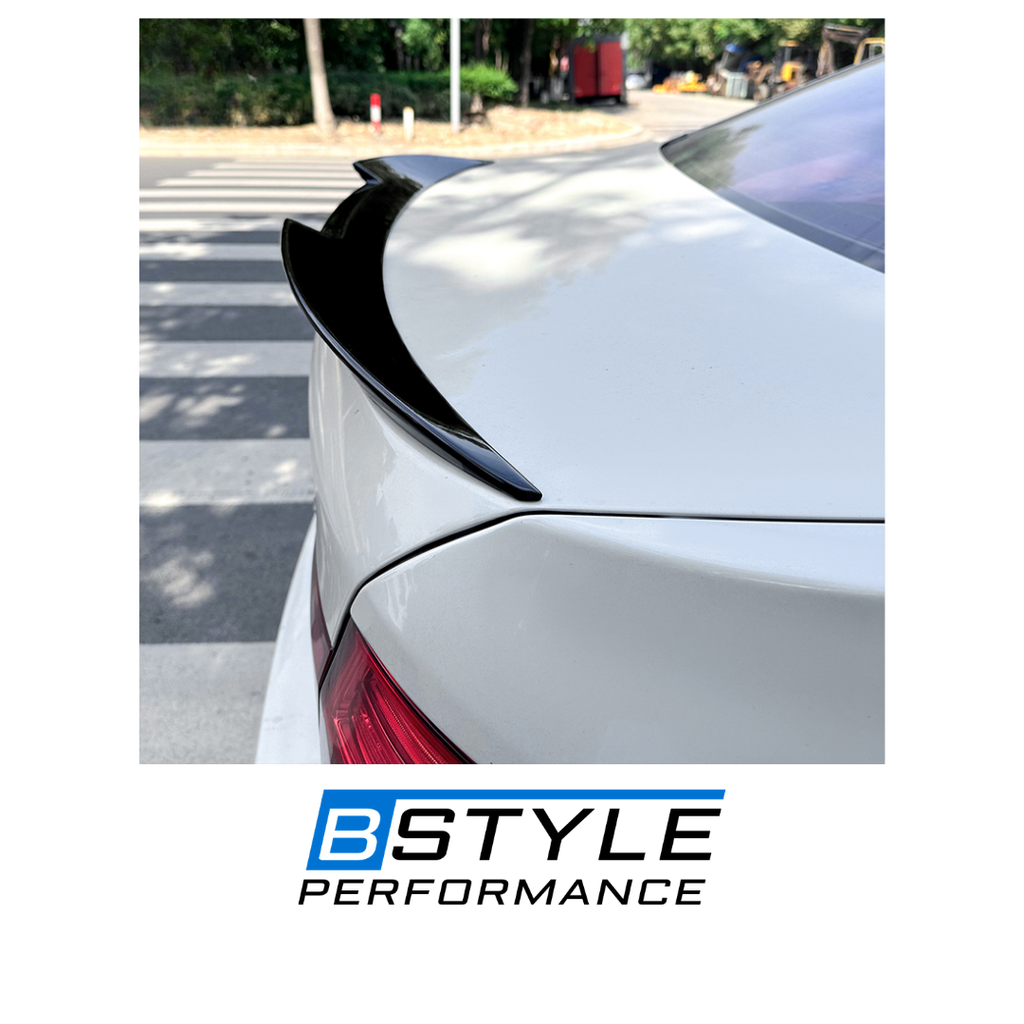 BMW 5 Series F10 M4 Style Carbon Fiber Look Rear Trunk Spoiler