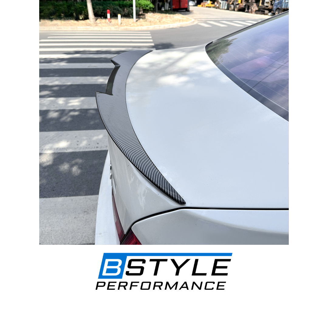 BMW 5 Series F10 M4 Style Carbon Fiber Look Rear Trunk Spoiler