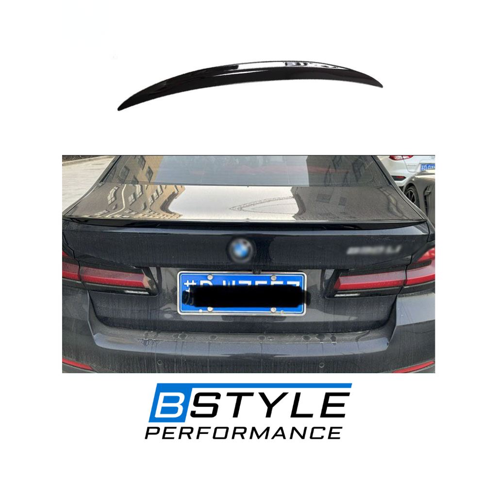 BMW 5 Series G30 F90 MP Style Gloss Black Rear Bumper Spoiler