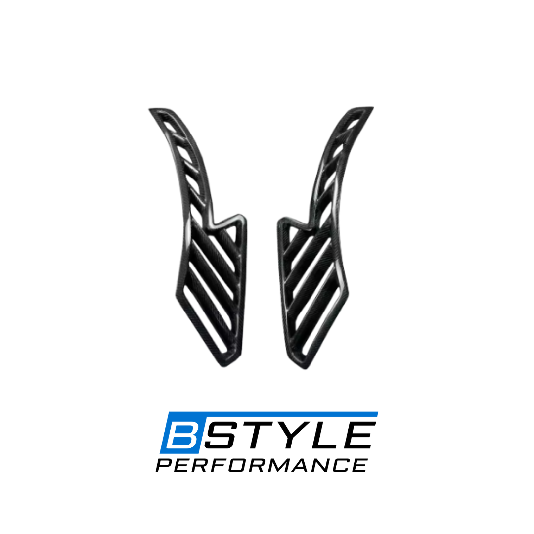 BMW M3 E90 E92 E93 GT4 RS Style Real Carbon Fiber Air Intake & Outlet Trim (Needs to be cut)