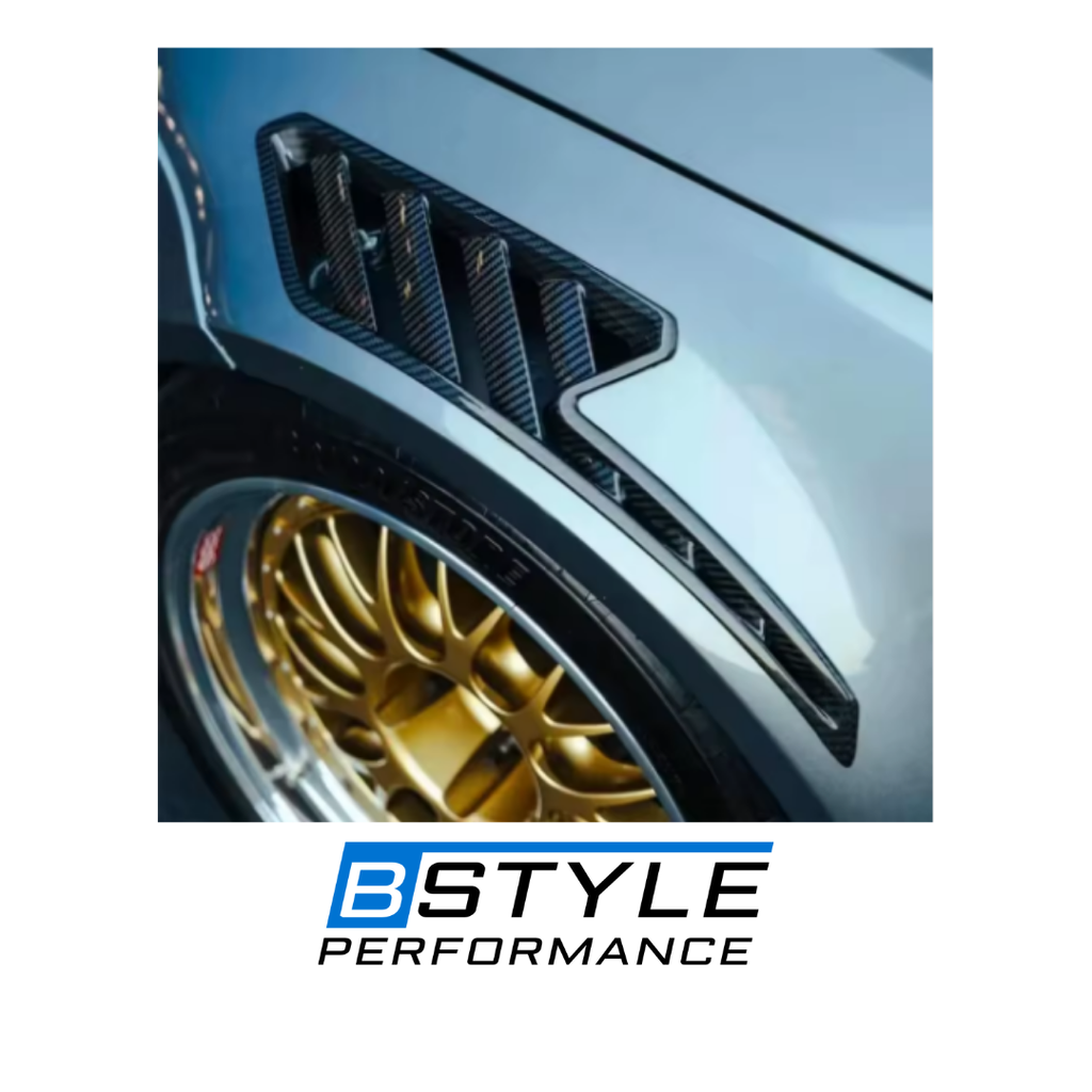 BMW M3 E90 E92 E93 GT4 RS Style Real Carbon Fiber Air Intake & Outlet Trim (Needs to be cut)