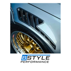 BMW M3 E90 E92 E93 GT4 RS Style Real Carbon Fiber Air Intake & Outlet Trim (Needs to be cut)