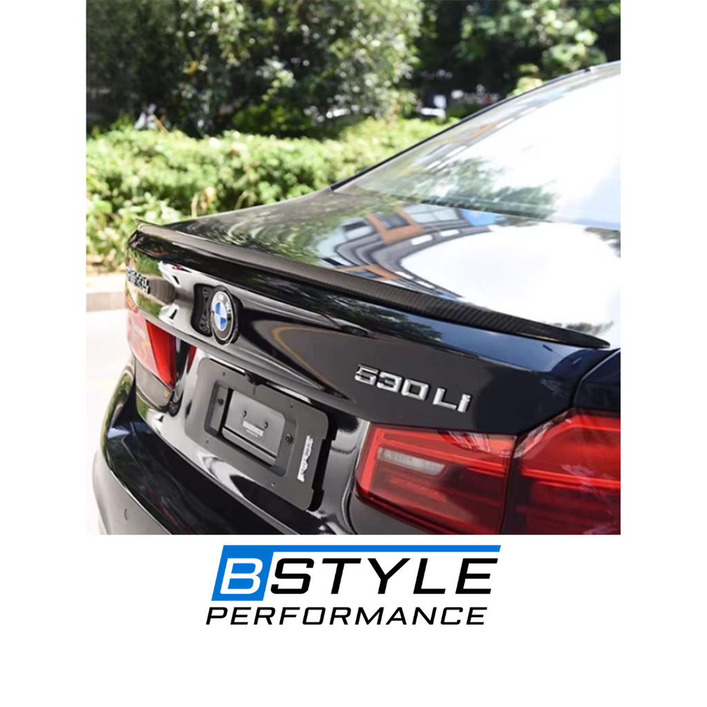 BMW 5 Series G30 F90 MP Style Gloss Black Rear Bumper Spoiler