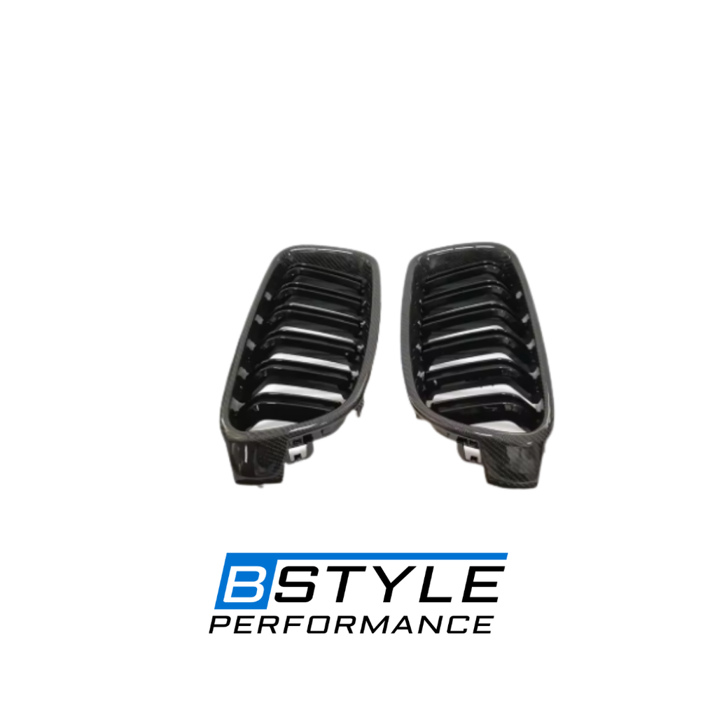 BMW 3 Series F30 F35 Real Carbon Fiber Front Bumper Kidney Grille