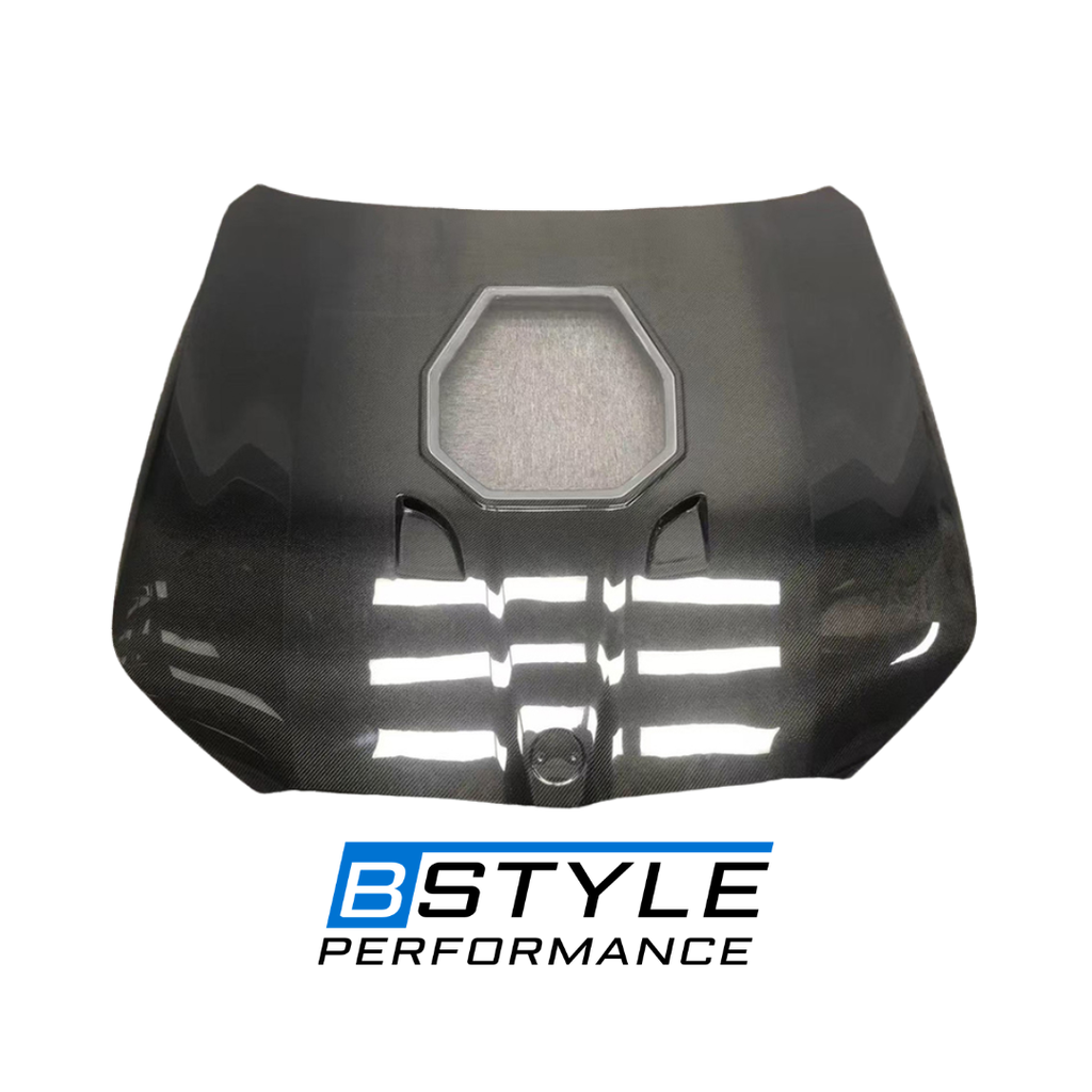 BMW G60 G61 G90 G99 Transparent Style Carbon Fiber Engine Hood