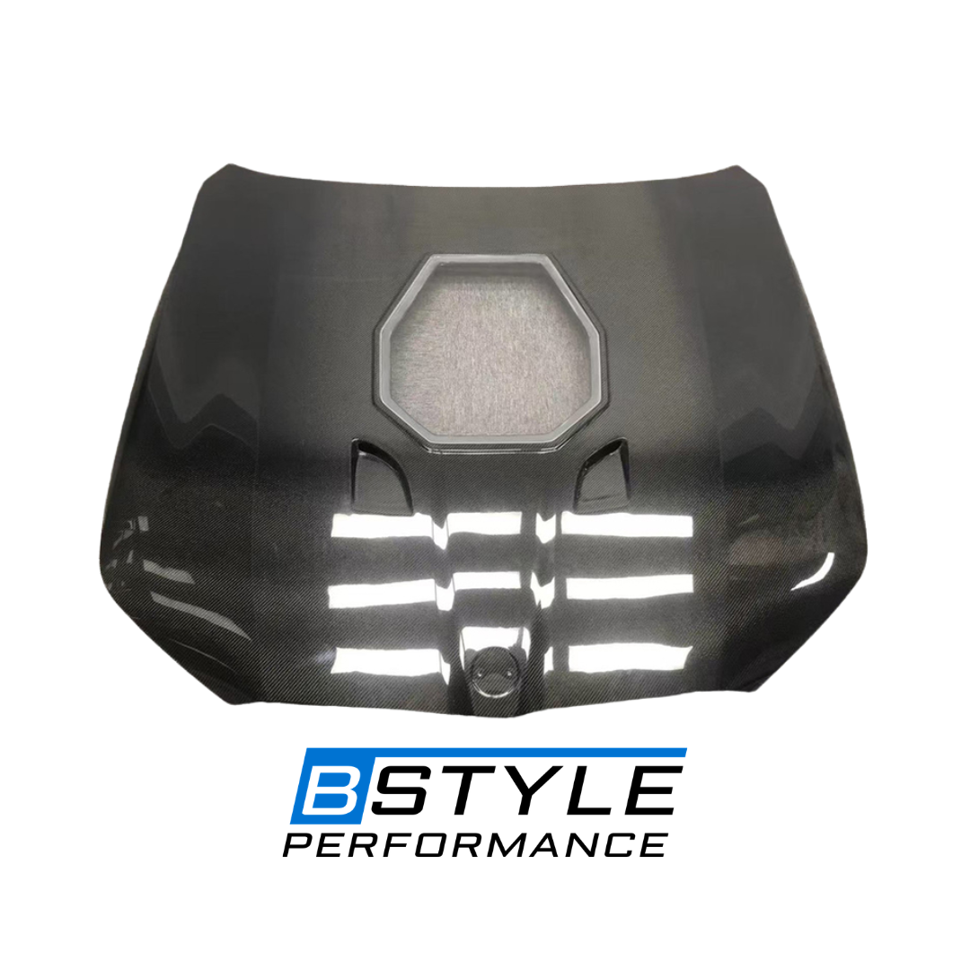 BMW G60 G61 G90 G99 Transparent Style Carbon Fiber Engine Hood