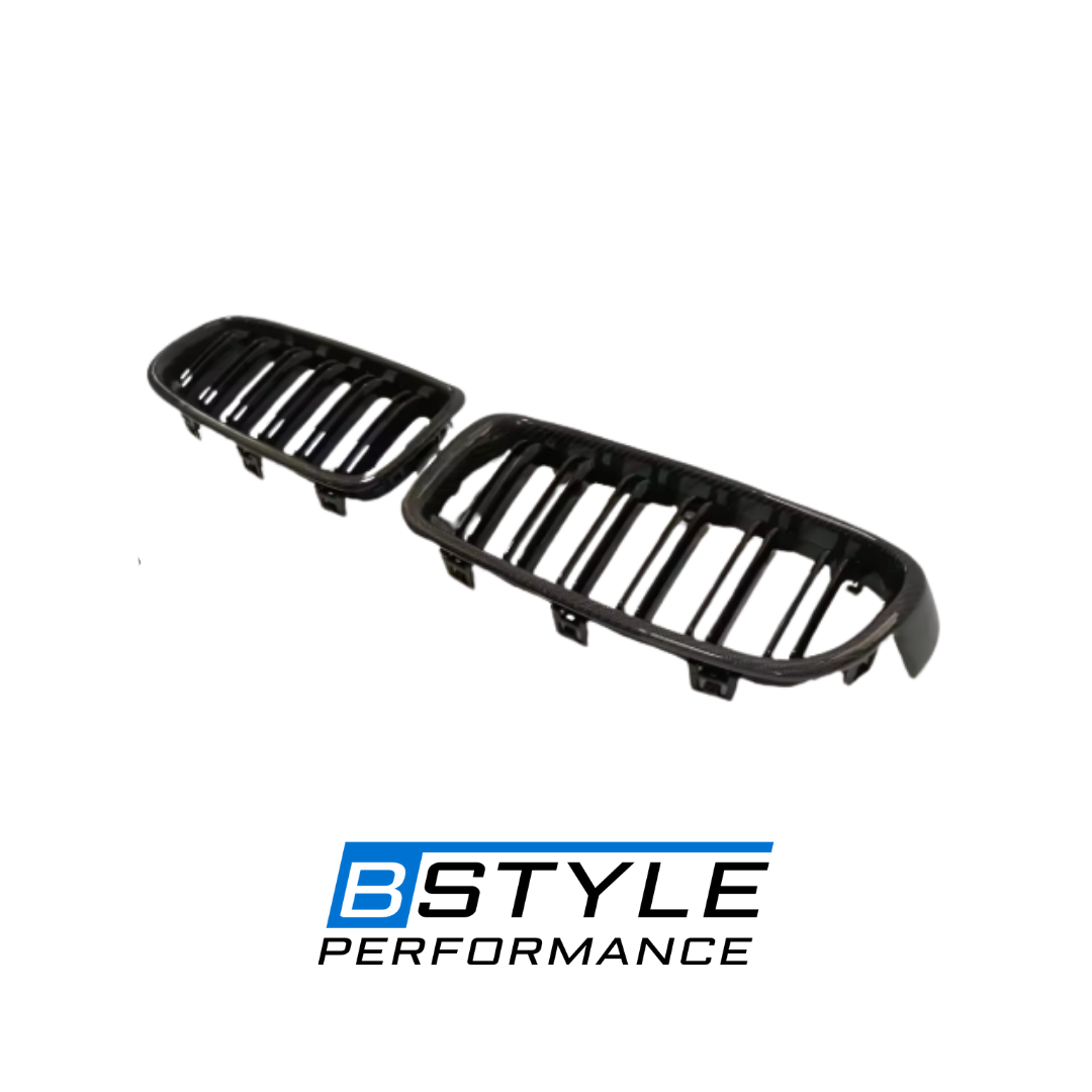 BMW 3 Series F30 F35 Real Carbon Fiber Front Bumper Kidney Grille