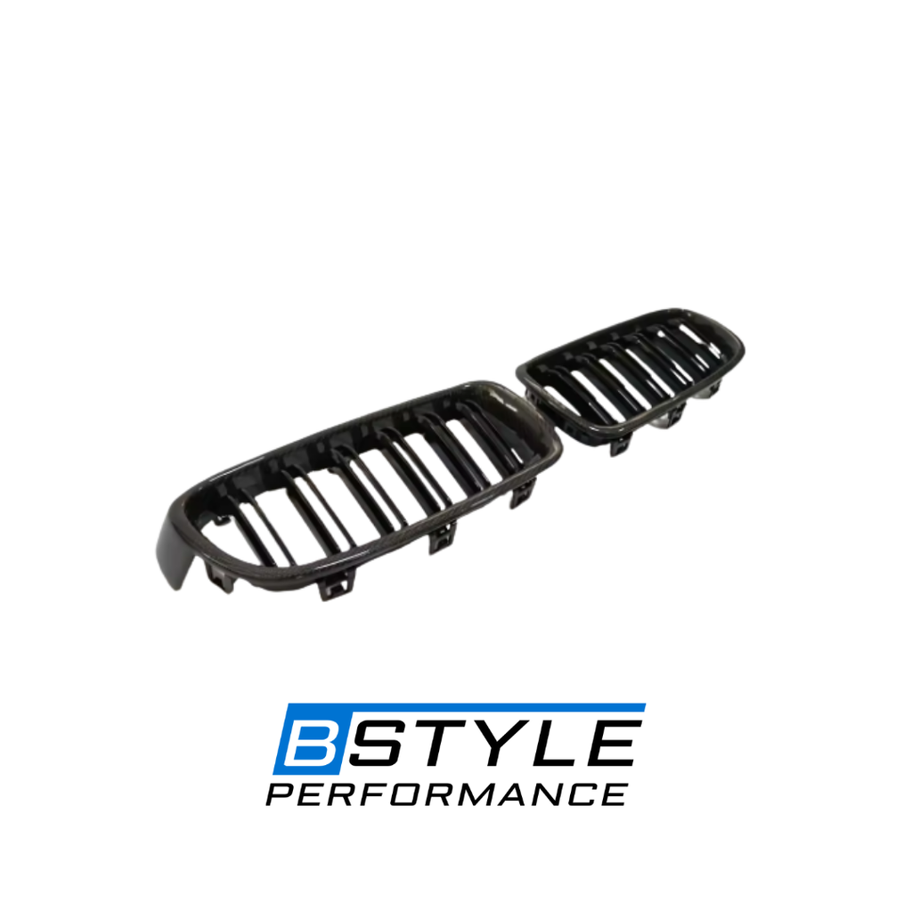 BMW 3 Series F30 F35 Real Carbon Fiber Front Bumper Kidney Grille