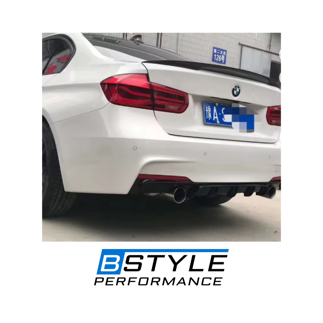 BMW 3 Series F30 F80 M3 P-Style Gloss Black Rear Trunk Spoiler