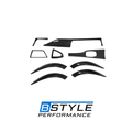 9-Piece BMW 3 Series F30 RHD Carbon Fiber Interior Trim Decoration Set
