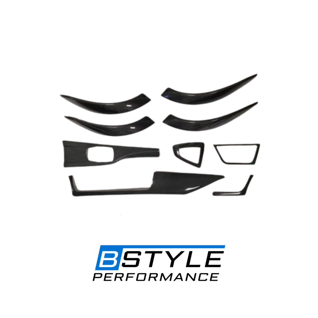 9-Piece BMW 3 Series F30 RHD Carbon Fiber Interior Trim Decoration Set