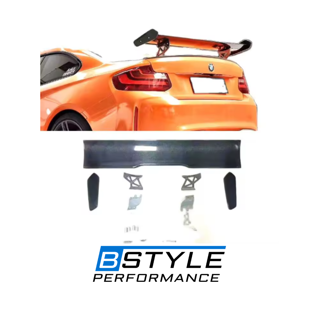 BMW GTS Style Universal Wet Carbon Fiber Rear Trunk Spoiler