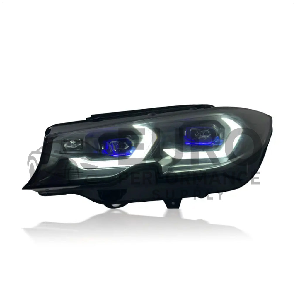 BMW 3 Series G20 2019-2022 Laser Style Headlights Dual Color White - Yellow Drl