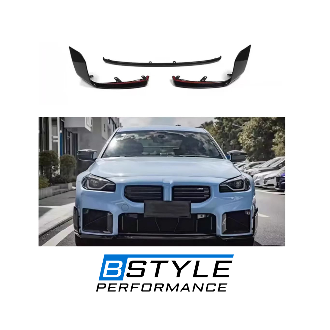 BMW M2 G87 MP Style OEM Dry Carbon Fiber Front Bumper Lip Splitter