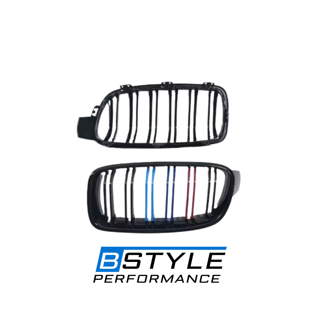 BMW 3 Series F30 F35 Carbon Fiber Front Grille with M-Color Slats
