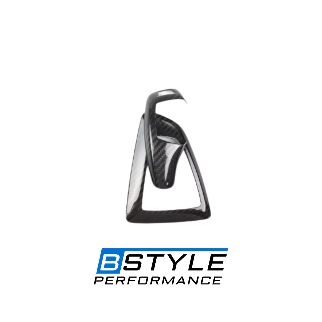 BMW 3 Series F30 RHD Carbon Fiber Gear Shift Knob & Panel Frame Cover Set