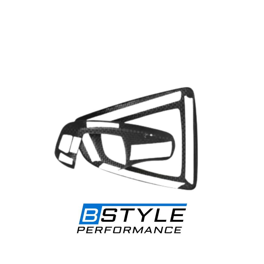 BMW 3 Series F30 RHD Carbon Fiber Gear Shift Knob & Panel Frame Cover Set