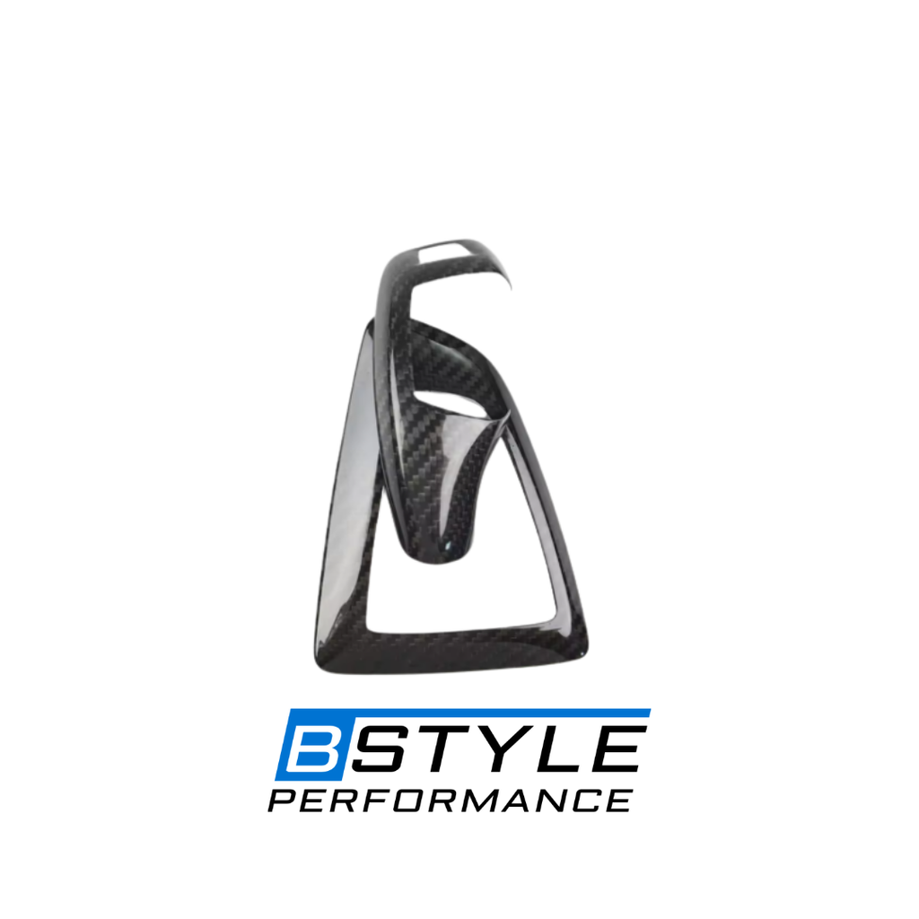 BMW 3 Series F30 RHD Carbon Fiber Gear Shift Knob & Panel Frame Cover Set