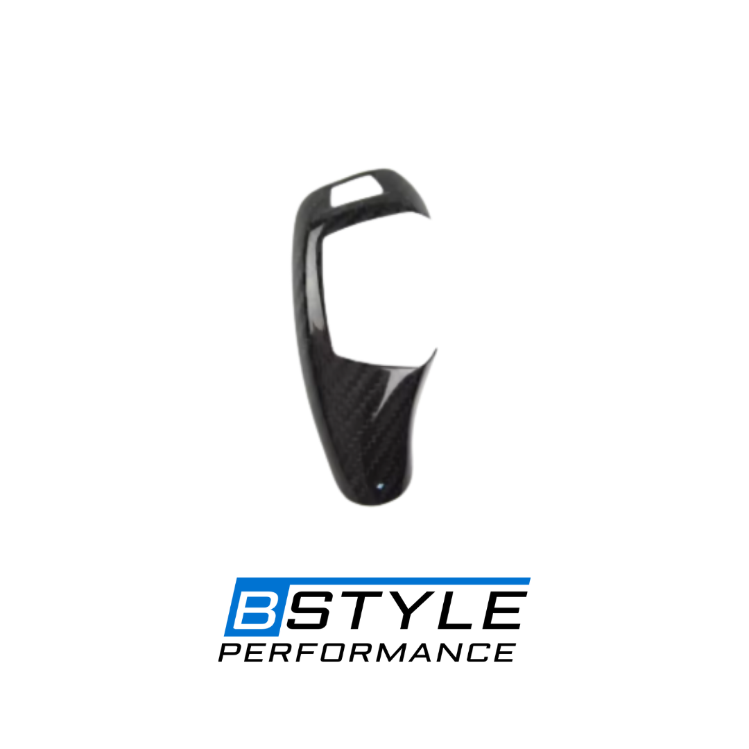 BMW 3 Series F30 RHD Carbon Fiber Gearbox Knob Add-on Cover