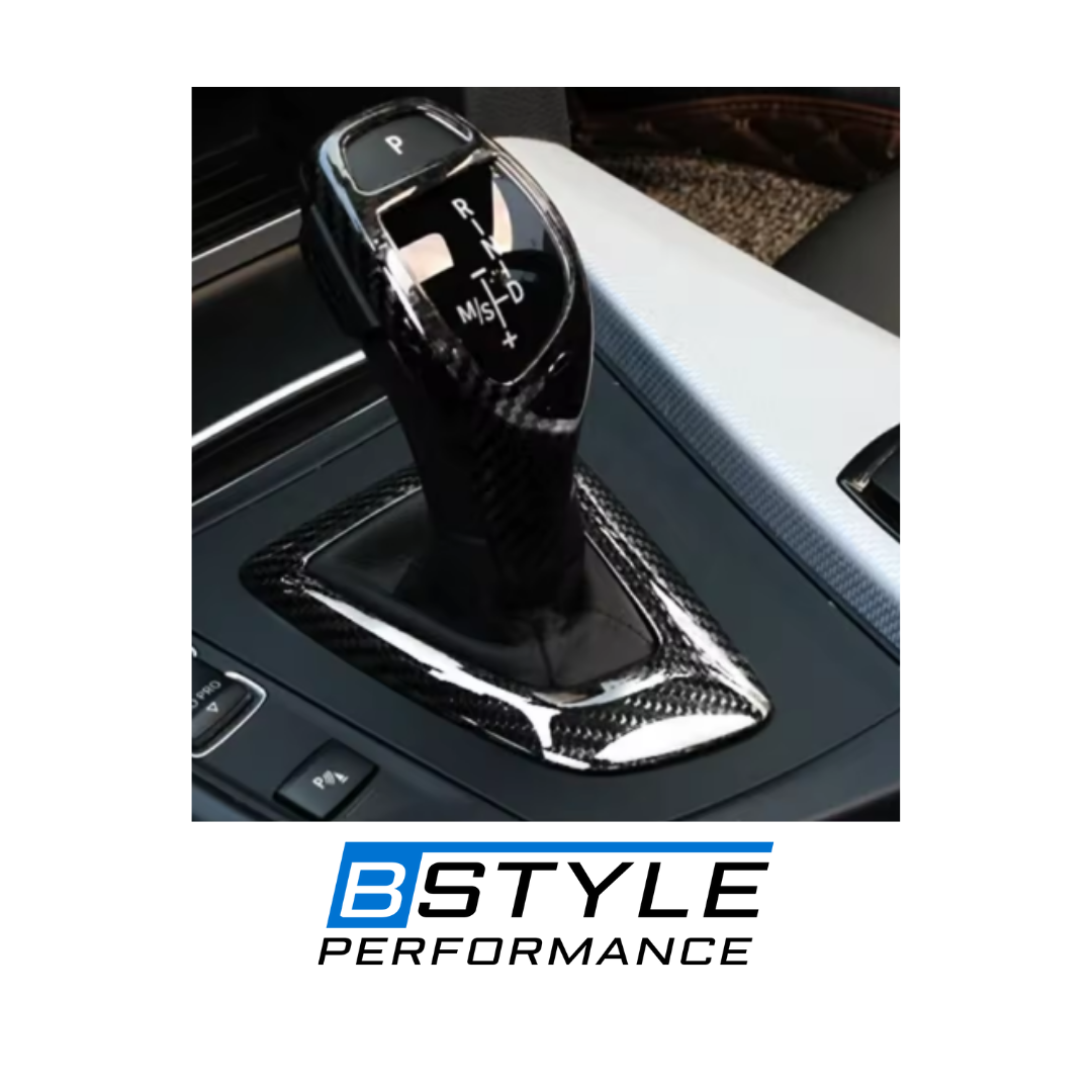 BMW 3 Series F30 RHD Carbon Fiber Gearbox Knob Add-on Cover