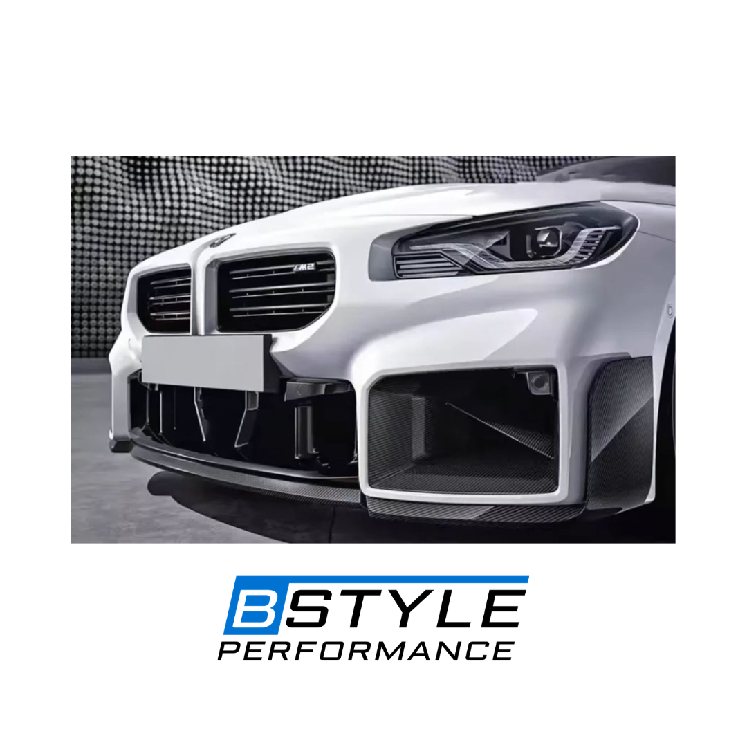 BMW G87 M2 MP Style Carbon Fiber Front Bumper Lip Splitter