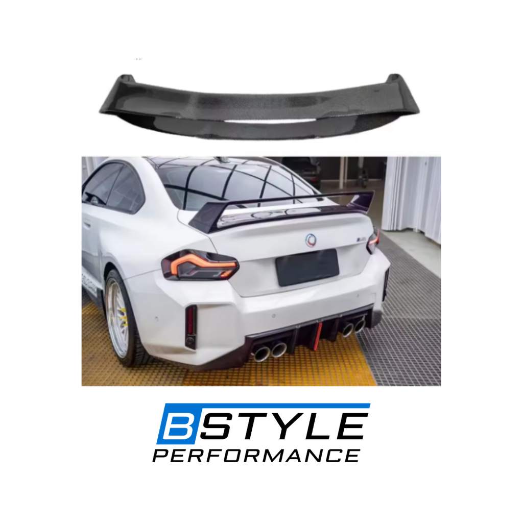 BMW G87 M2 Carbon Fiber Rear Trunk Spoiler Tail Wing – BStyle Performance