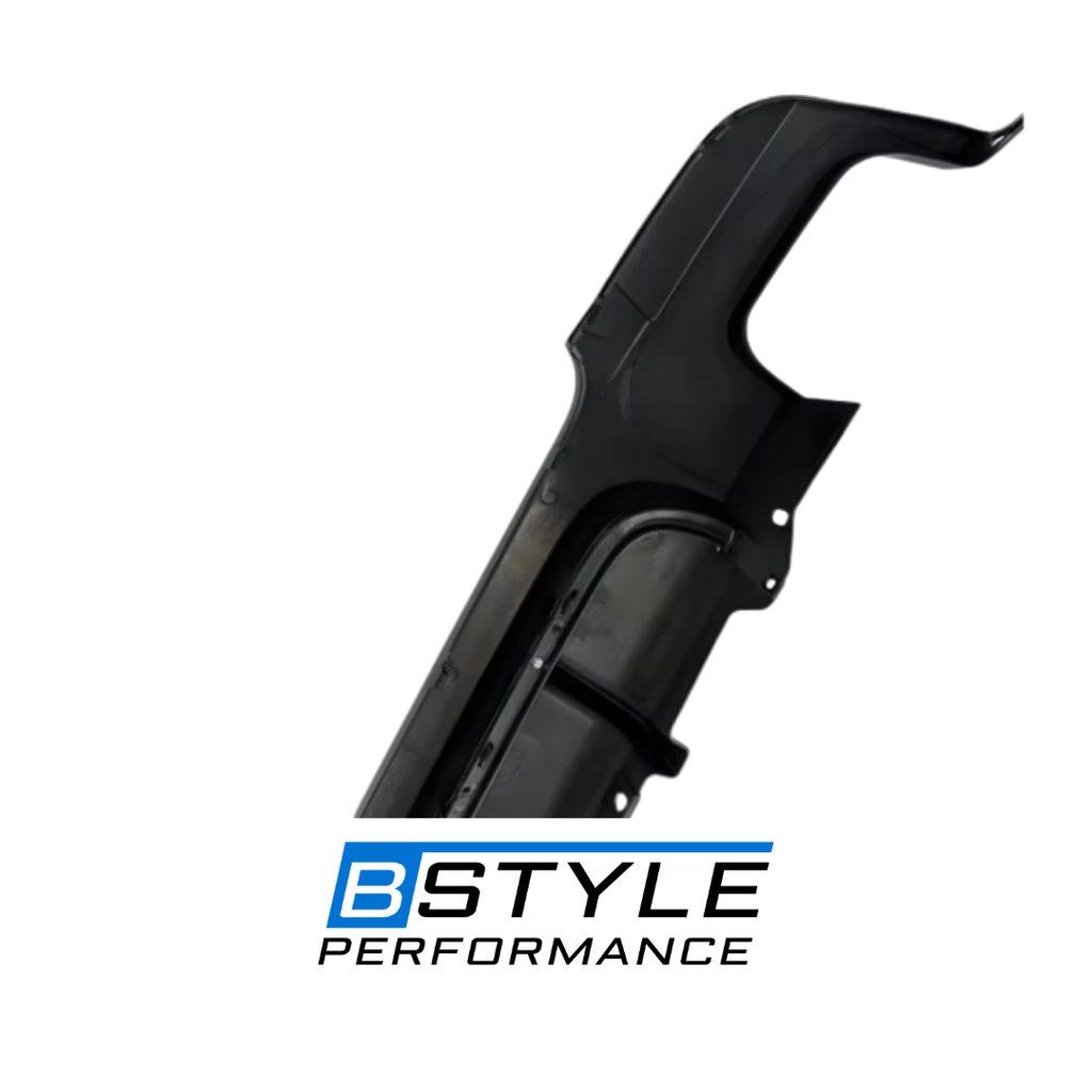 BMW 3 Series E90 Sport Edition MP-Style Gloss Black Rear Diffuser – Single Side Dual Outlet