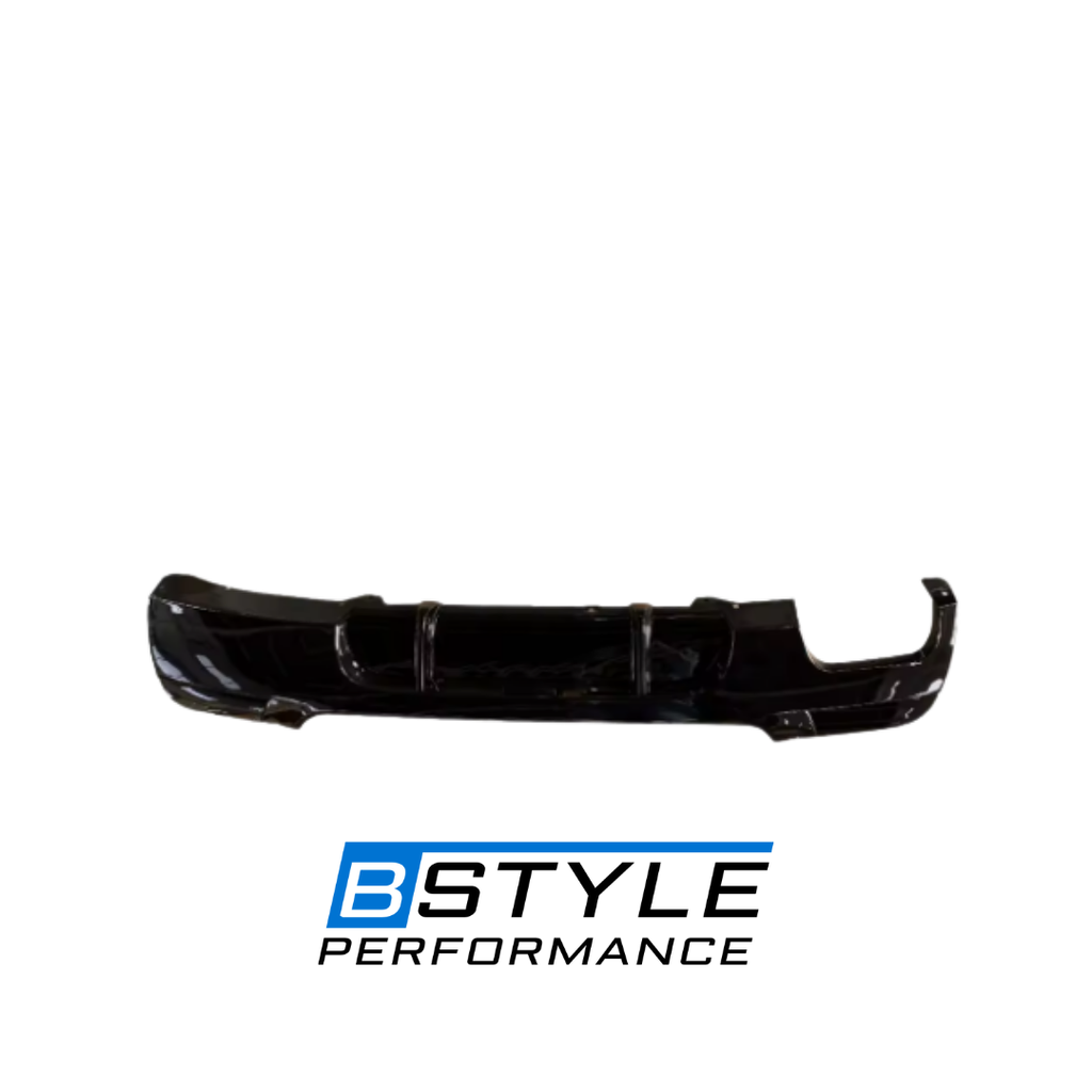 BMW 3 Series E90 Sport Edition MP-Style Gloss Black Rear Diffuser – Single Side Dual Outlet