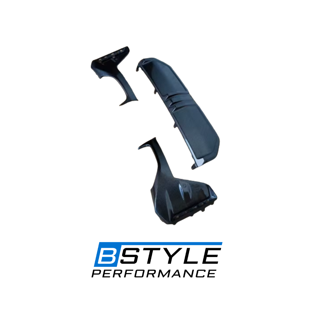 BMW 3 Series G20 LCI MP-Style Wet Carbon Fiber Rear Bumper Diffuser Lip