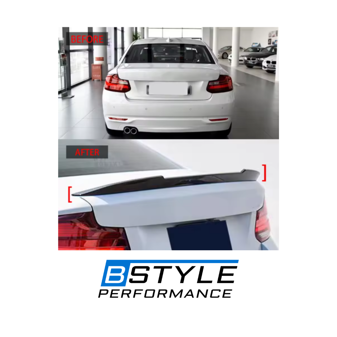 BMW 2 Series F22 & F87 M2 / M2C CS-Style Gloss Black Rear Trunk Spoiler