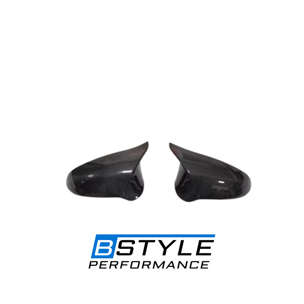 BMW M3 F80 M4 F82 Carbon Fiber Side Mirror Cover Caps - Add-on M Look