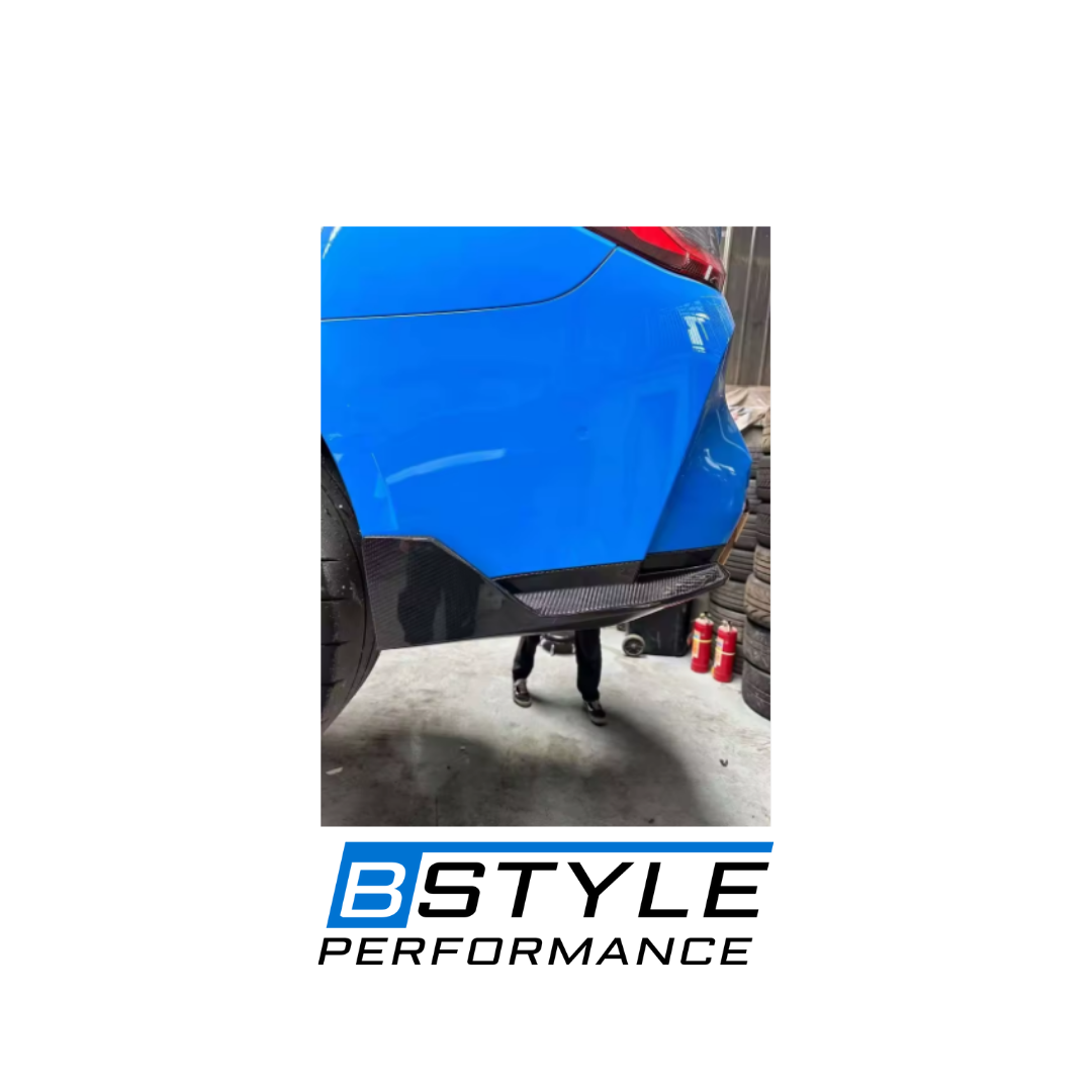 BMW G82 G83 M4 MP-Style Dry Carbon Fiber Rear Diffuser with Side Splitters Set