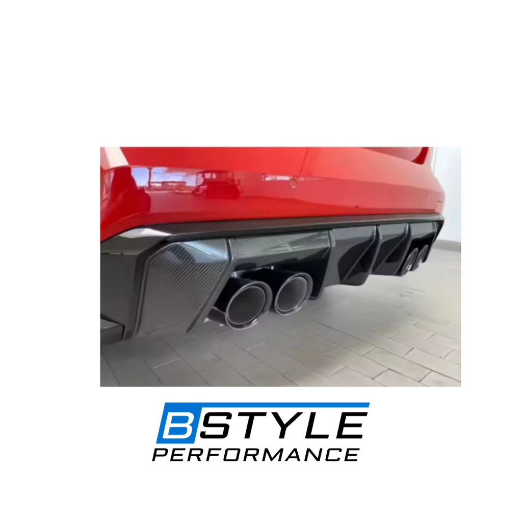 BMW M3 G80 M4 G82 G83 European-Style Carbon Fiber Rear Bumper Diffuser Lip