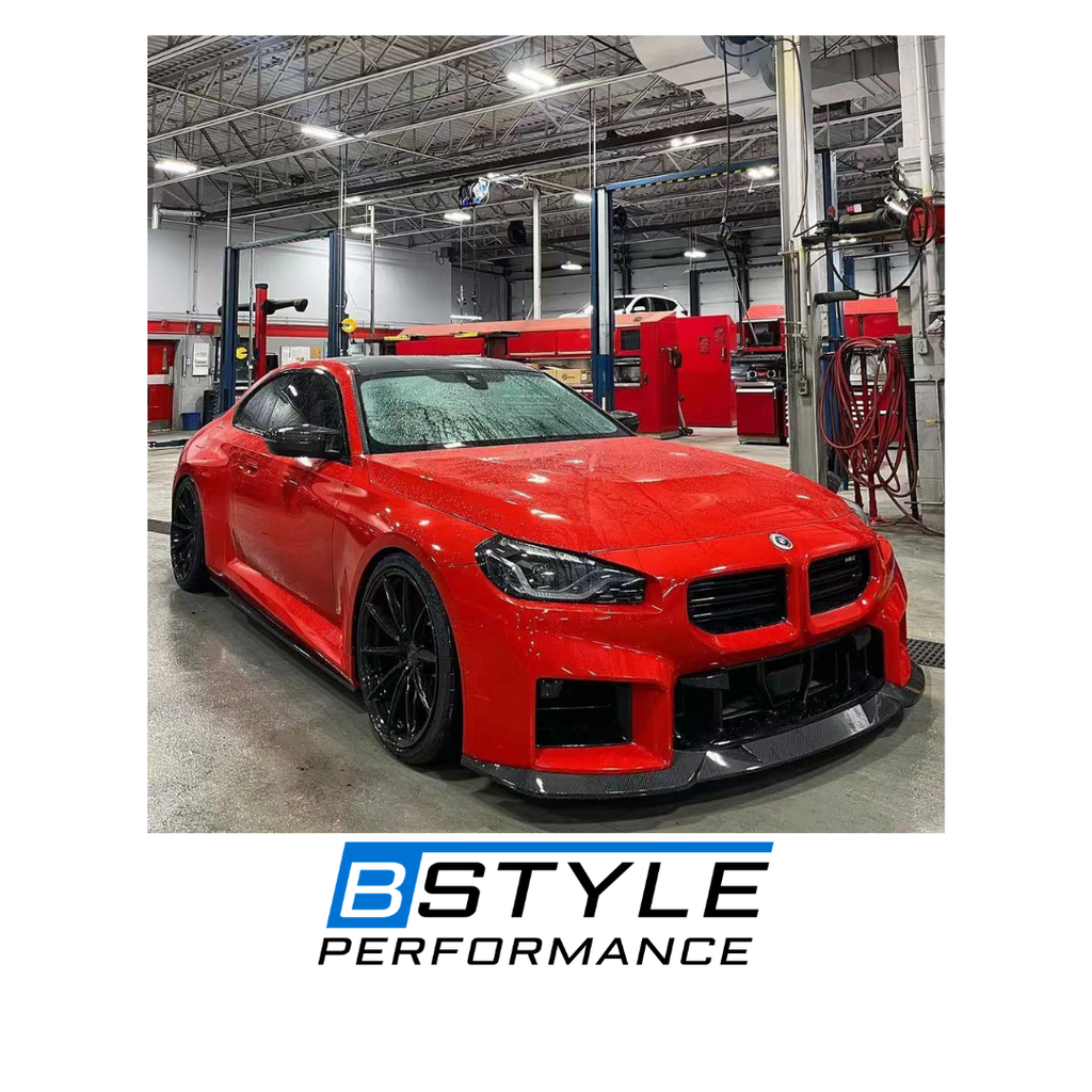 BMW G87 M2 MHC Style Dry Carbon Fiber Front Bumper Lip