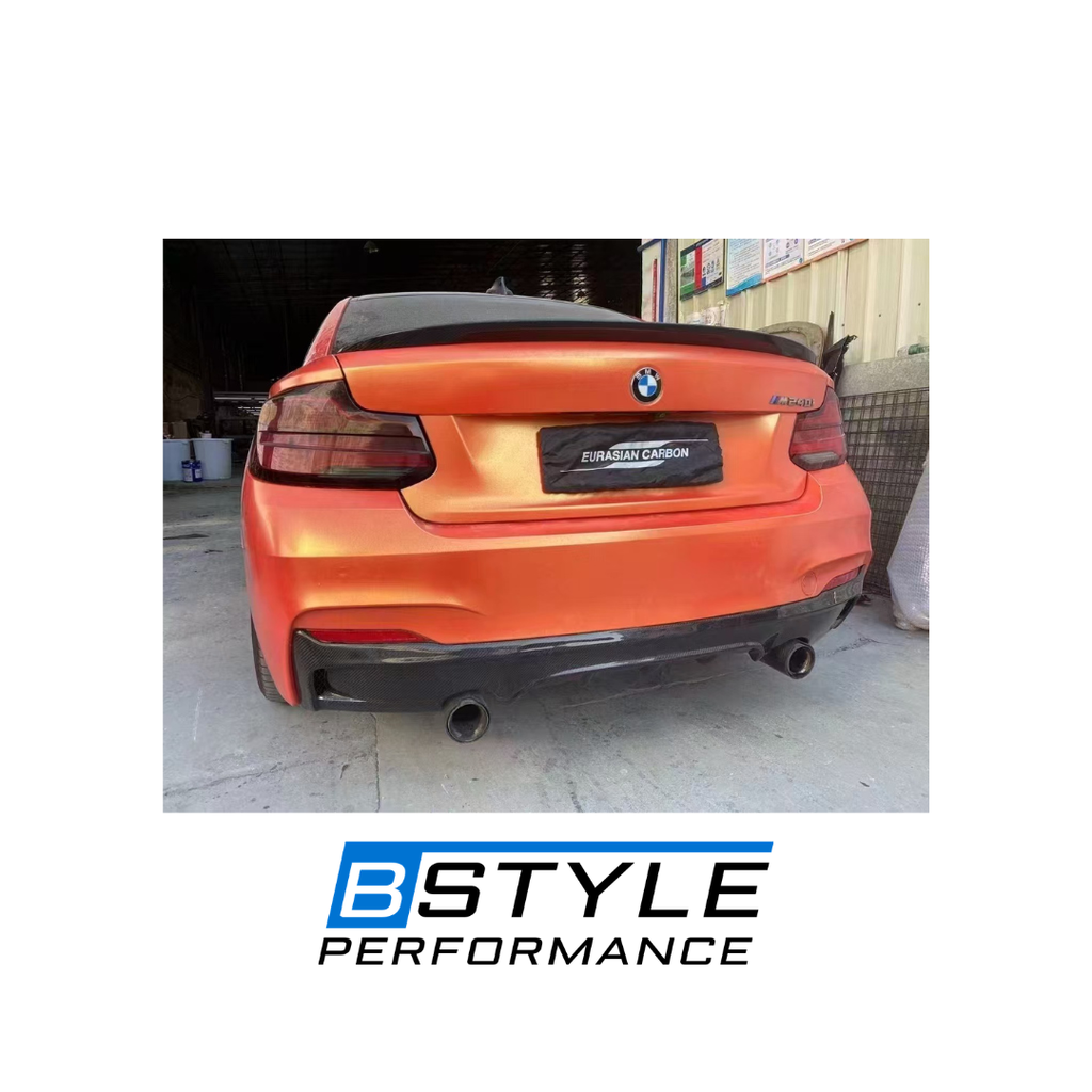 BMW 2 Series F22 MP Type Carbon Fiber Rear Diffuser