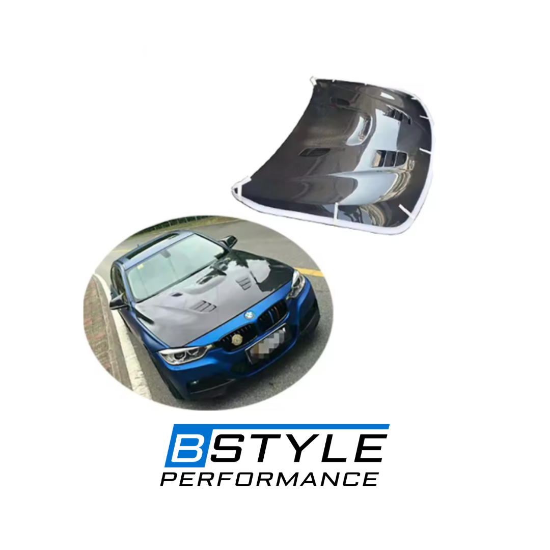 BMW 3 Series F30 M Sport Carbon Fiber Front Bumper Splitter