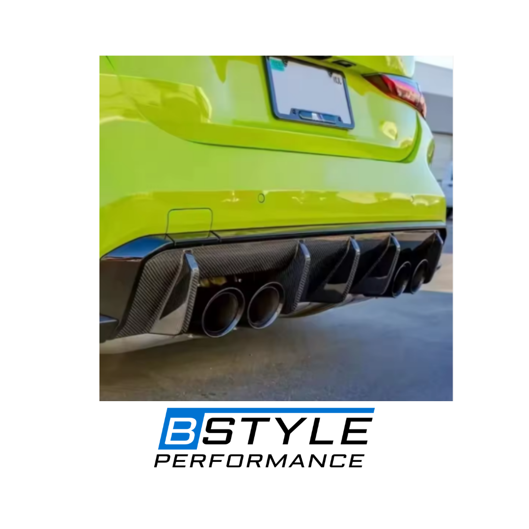 BMW M3 G80 M4 G82 G83 European-Style Carbon Fiber Rear Bumper Diffuser Lip